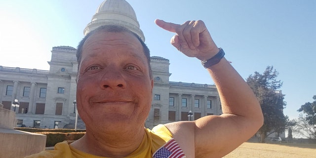 Bob Barnes is cycling to all 50 U.S. state capitals this year