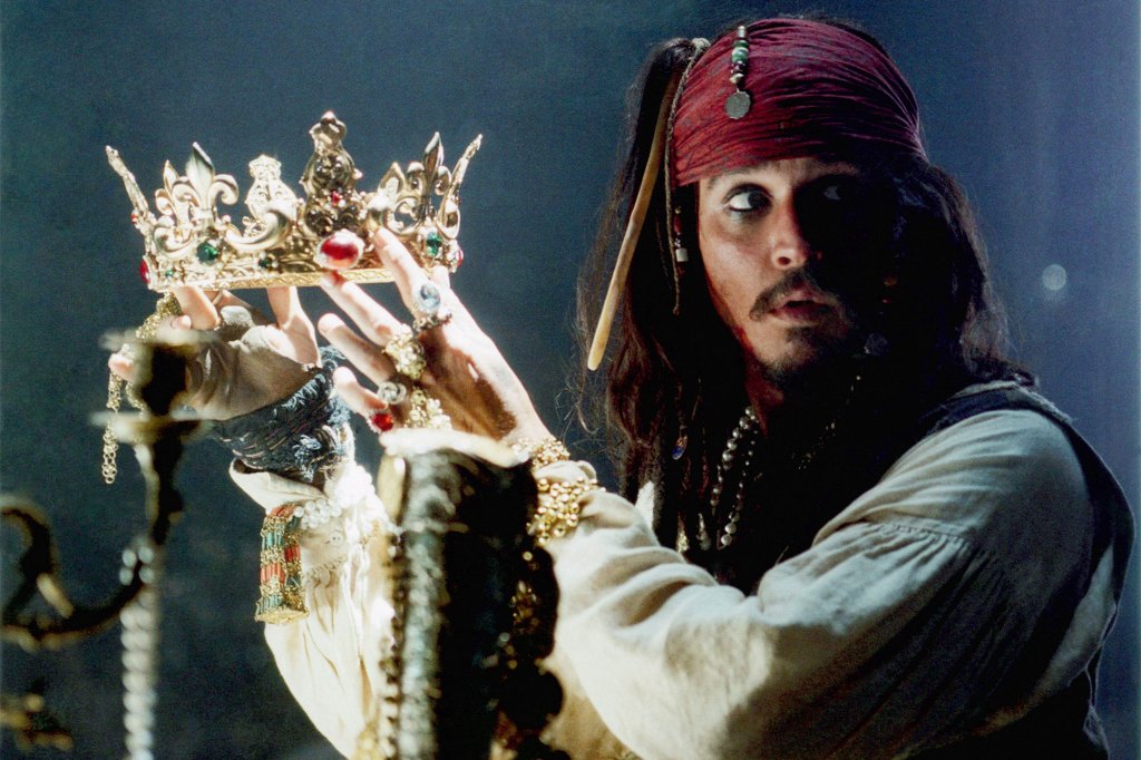 PIRATES OF THE CARIBBEAN, Johnny Depp, 2003, ©Walt Disney/courtesy Everett Collection
